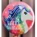 Круг «Happy Birthday» (единорог)