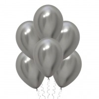 Серебряный (хром) шар с гелием