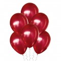 Шар с гелием, красный (хром)