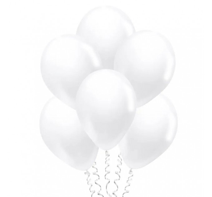 Шар с гелием, белый