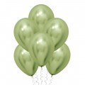 Шар с гелием, светло-зелёный (хром)