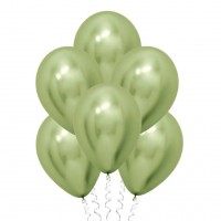 Светло-зелёный (хром) шар с гелием