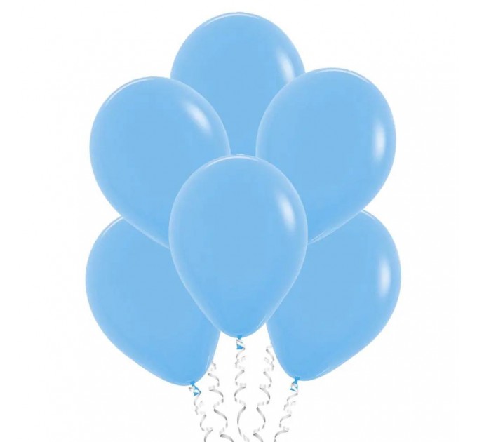 Шар с гелием, голубой