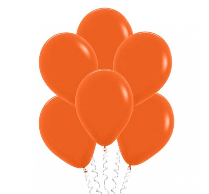 Шар с гелием, оранжевый