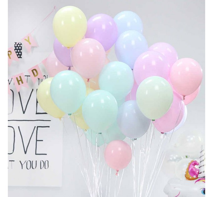 Шар с гелием, ассорти «макарунс»