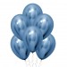 Шар с гелием, синий (хром)