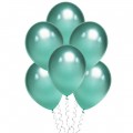 Шар с гелием, зелёный (хром)