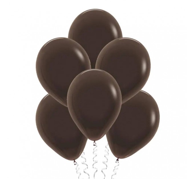 Шар с гелием, коричневый