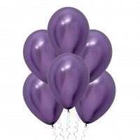 Фиолетовый (хром) шар с гелием