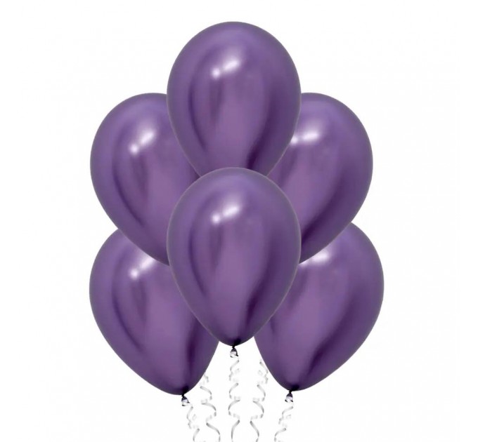 Шар с гелием, фиолетовый (хром)