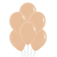Персиковый шар с гелием